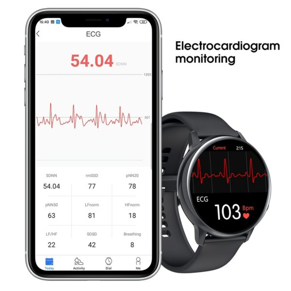 SCOMAS New Arrival Smart Watch Luxury 1.2“ AMOLED ECG Heart Rate Monitor IP68 Waterproof Top Chipset Smartwatch For iOS Android 4
