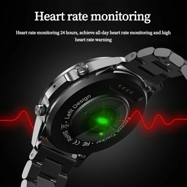 2021 New Smart Watch Men Heart Rate Blood Pressure Smart Clock Exercise Fitness Tracker Dial Call Smartwatch For Android Ios 6