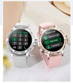 2023 New Smart Watch Women Fashionable Smartwatch Fitness Sports Watch With BT Call Blood Pressure Oxygen Ladies Wristwatch CF12 3