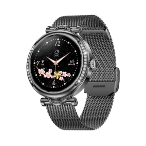 CF32 Smart Watch For Women With Diamonds 1.27-inch HD Screen Bluetooth Call Heart Rate Sleep Monitor Fashion Sports Smartwatch 8