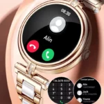 AK62 Smart Watch Women 1.09 Inch HD Screen Custom Watch Face Sports Fitness Tracker Bluetooth Call Lady Smartwatch 5
